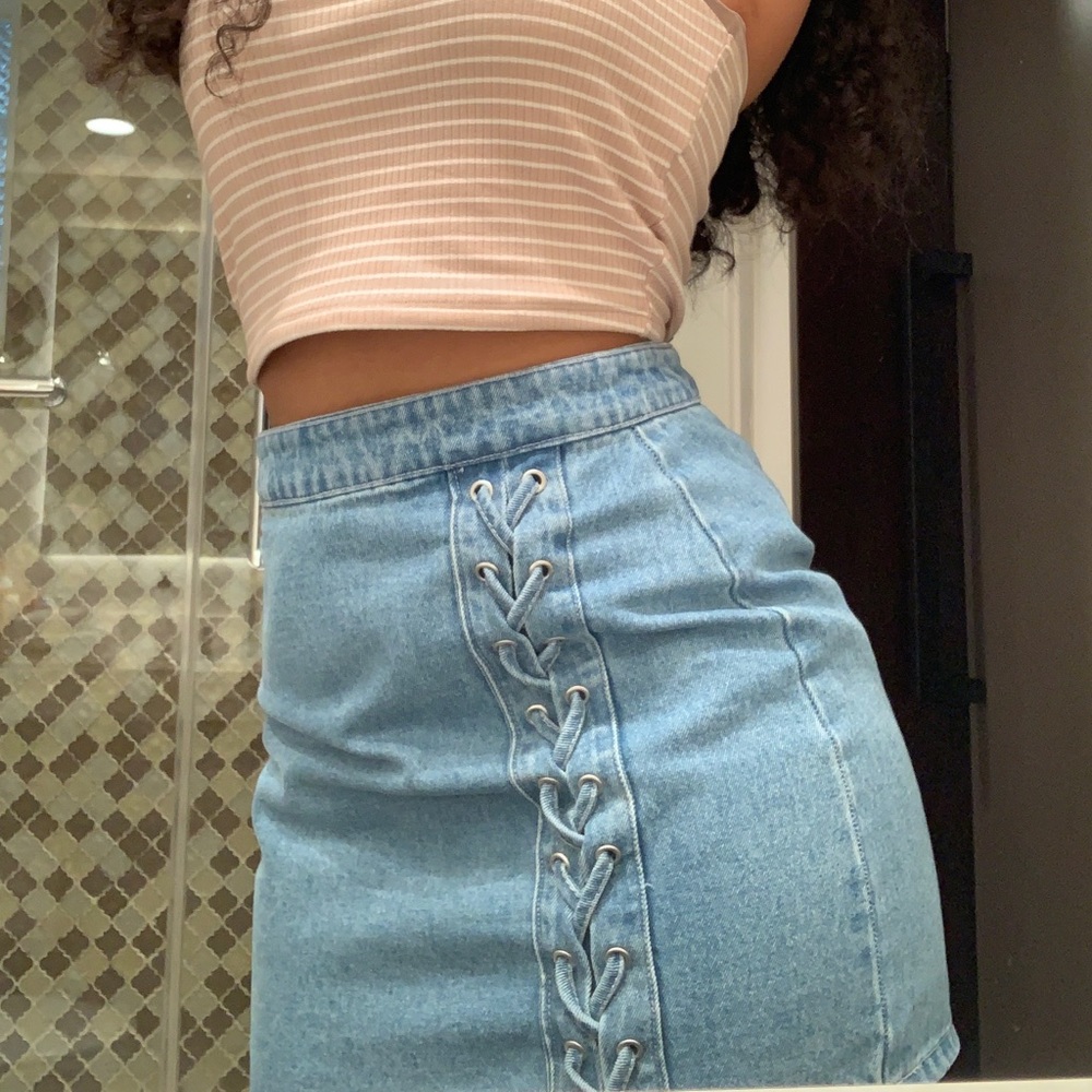 Women’s denim skirt